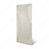 Toscana Grey glossy marble effect porcelain tile 60x120cm with 9mm thickness features soft grey tones, natural veining and polished finish.