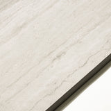Travertine Bianco matt porcelain tile 60x120cm x 2mm featuring elegant natural stone texture. Durable large format tile perfect for modern floors and walls.