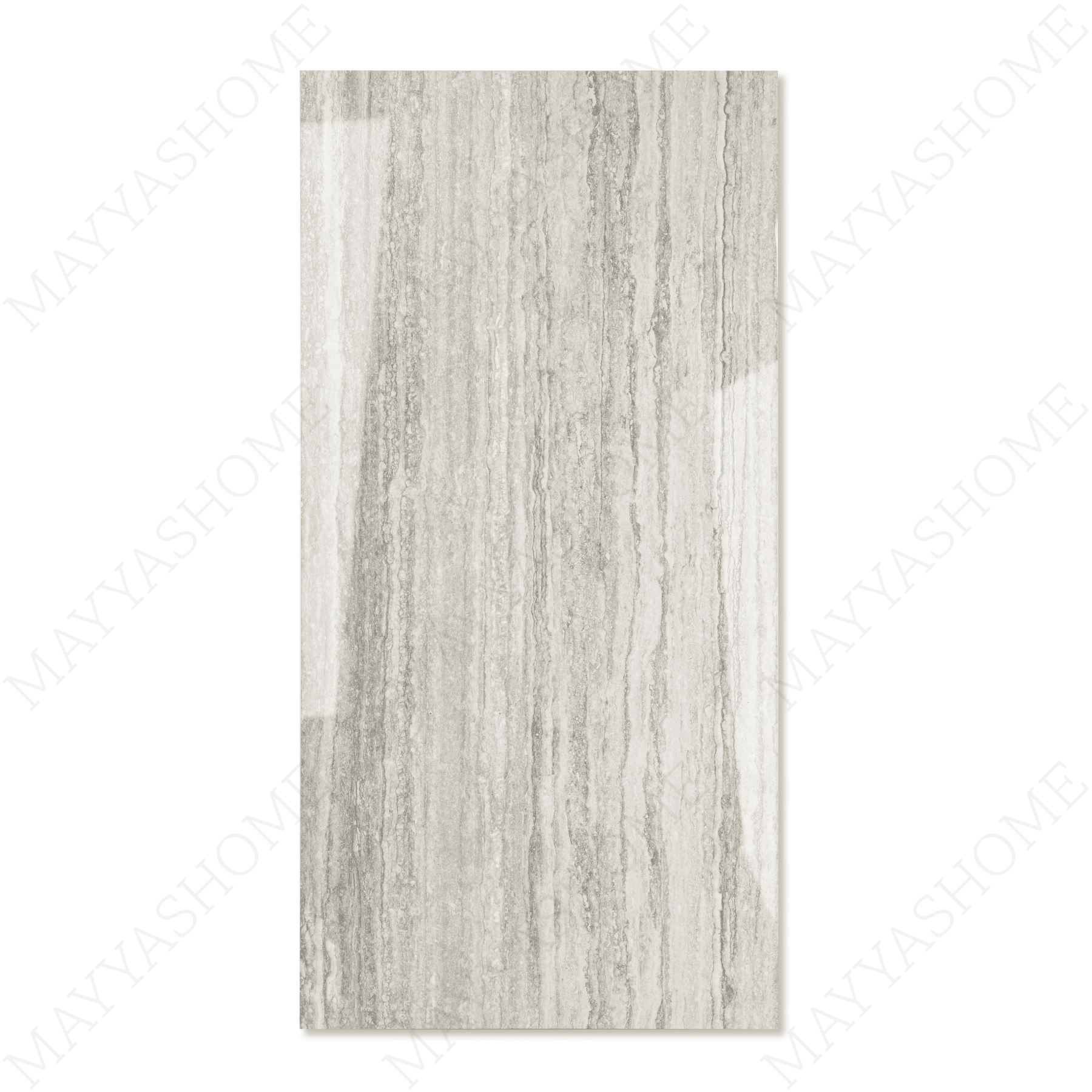 Travertino Grey porcelain tile 60x120cm 9mm thickness, grey travertine marble look, durable porcelain tile for modern floors and walls.