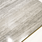 Travertino Grey porcelain tile 60x120cm 9mm thickness, grey travertine marble look, durable porcelain tile for modern floors and walls.