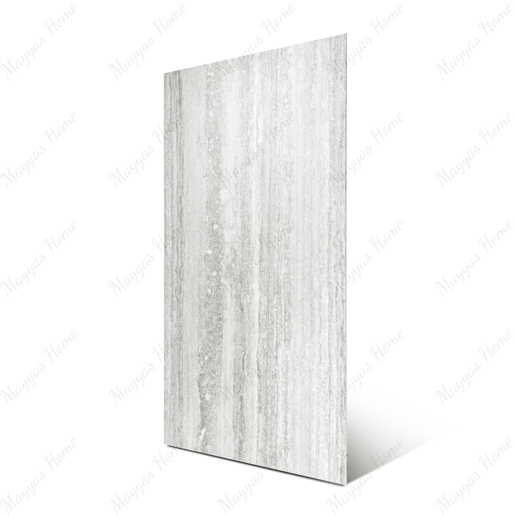 Travertino Grey porcelain tile 60x120cm with 9mm thickness features a travertine stone look, durable porcelain body for floors and walls.