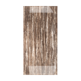 Travertino Texo Brown 80x160cm 9 mm high glossy porcelain tiles. Luxurious brown marble-look floor & wall tiles for UAE interiors.