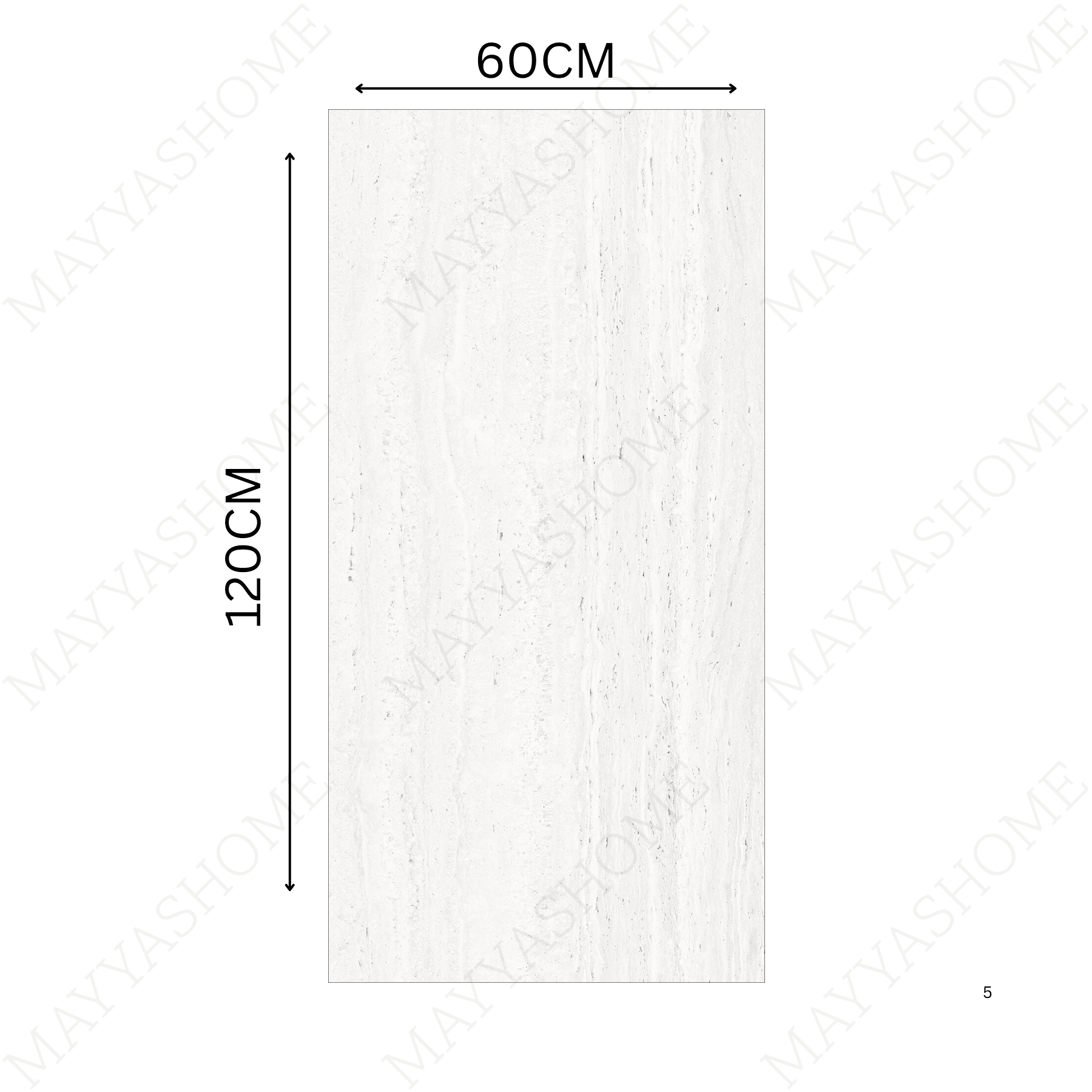 Travino Bianco 60x120cm porcelain tile, 20mm thick with R11 slip-resistant rough matt finish. Elegant white stone look, ideal for outdoor spaces.