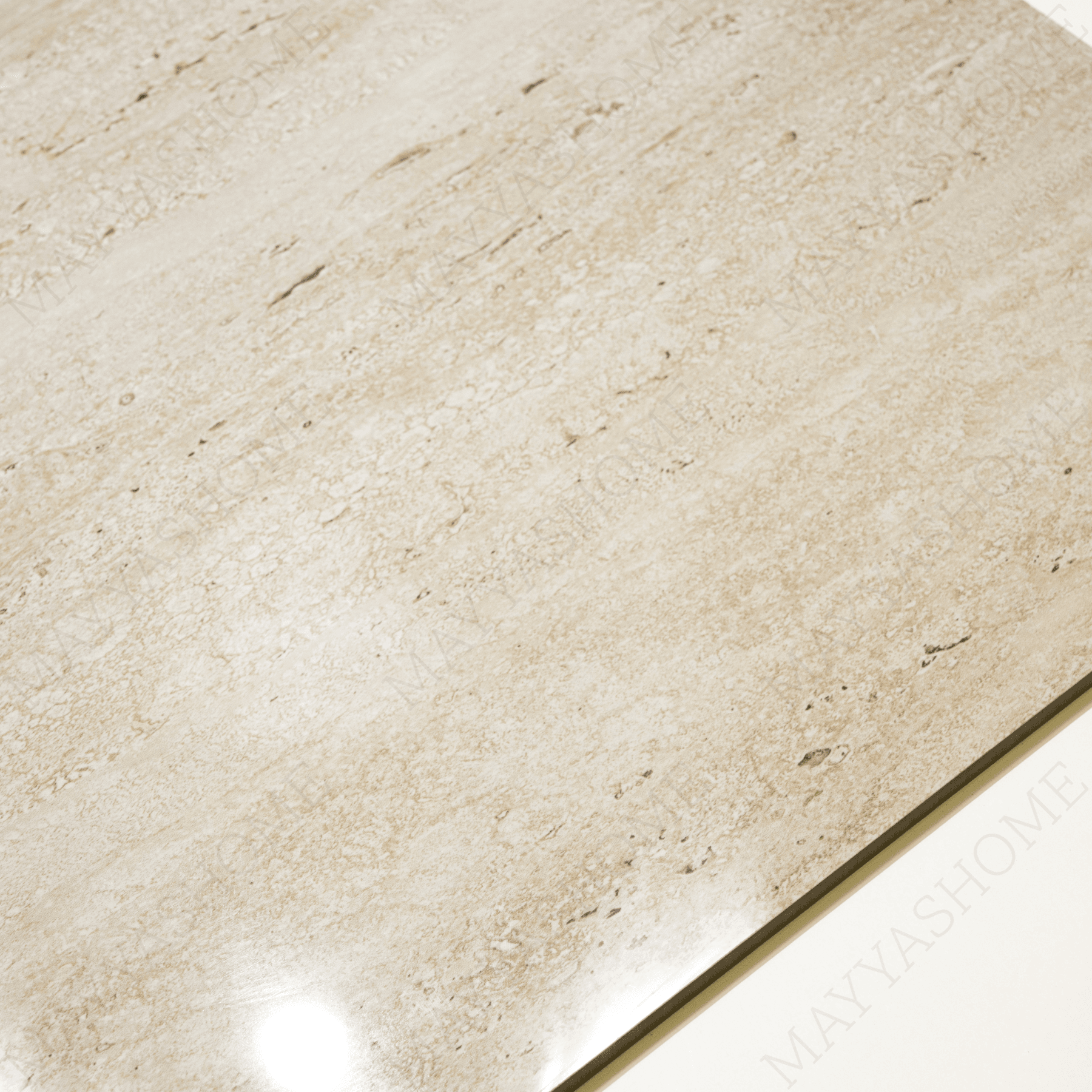 Travo Crema porcelain tile 60x120cm 9mm thickness, creamy marble look design, durable porcelain tile ideal for elegant floors and walls.