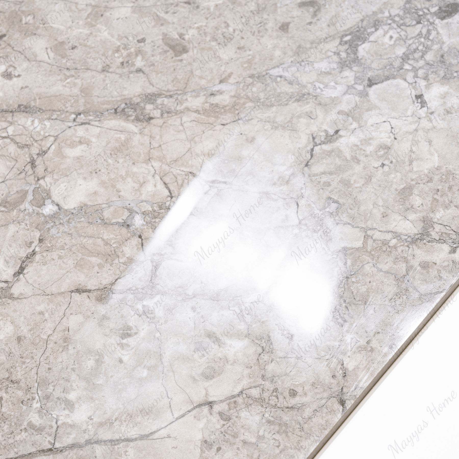Turkish William porcelain tile 60x120cm 9mm thickness, marble look design, durable porcelain, ideal for floors and walls.
