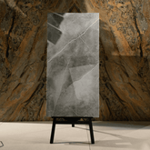 Unica Grey porcelain tile 60x120cm 9mm thickness, marble look design, durable porcelain, ideal for floors and walls in modern interiors.