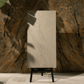 Cinat Beige Luxury Marble Look Porcelain Tile 60x120cm – 9mm Thickness
