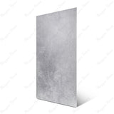 Urban Ash porcelain tile in 60x120cm size featuring modern concrete texture, soft ash grey tone and durable 9mm thickness for floors and walls.