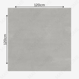 Urban Grey 120x120cm matt porcelain tile with subtle texture. Durable, stylish, and ideal for modern floors and walls.