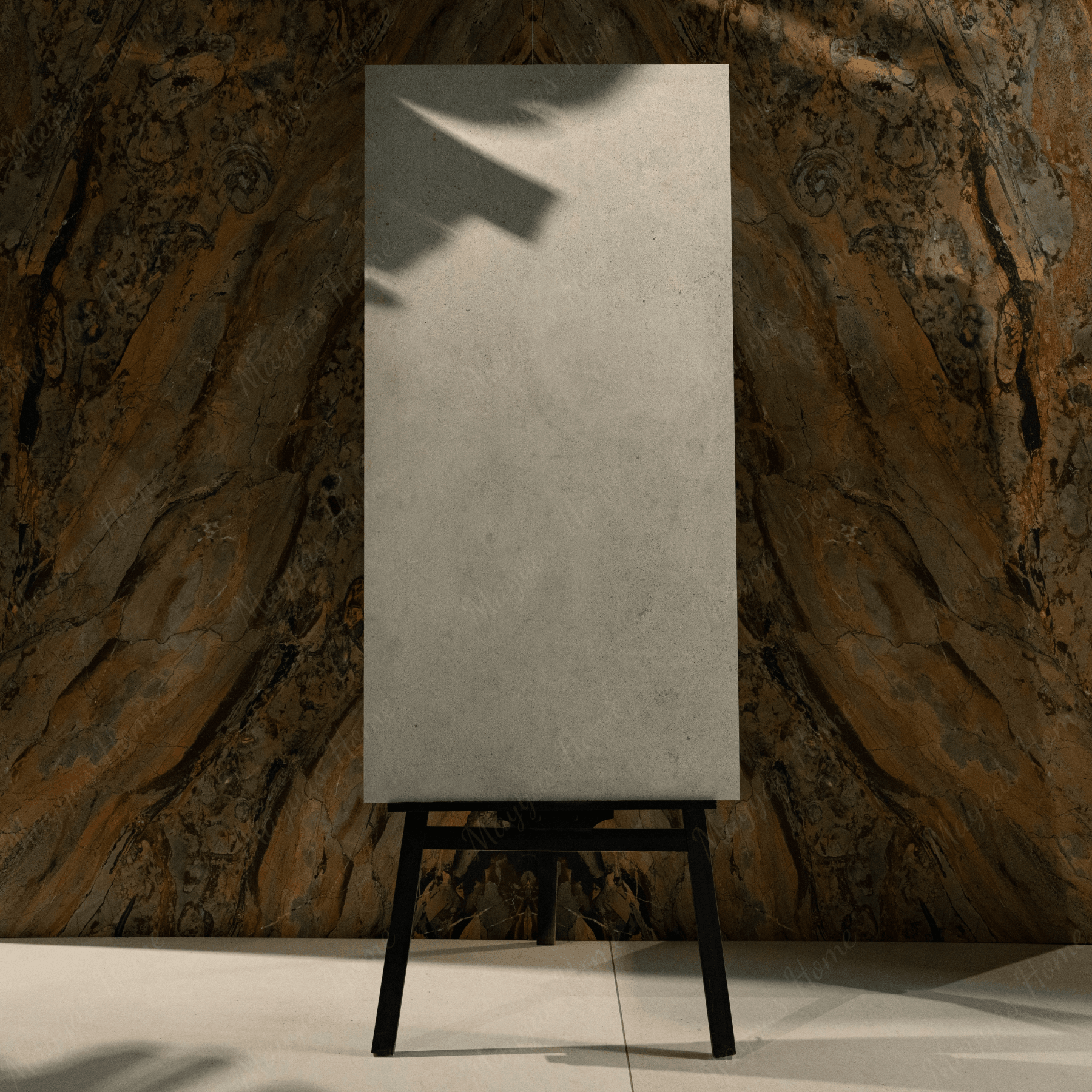 Urban Stone Bianco porcelain tile 60x120cm 2mm thickness, white stone look design, durable porcelain tile for modern floors and walls.