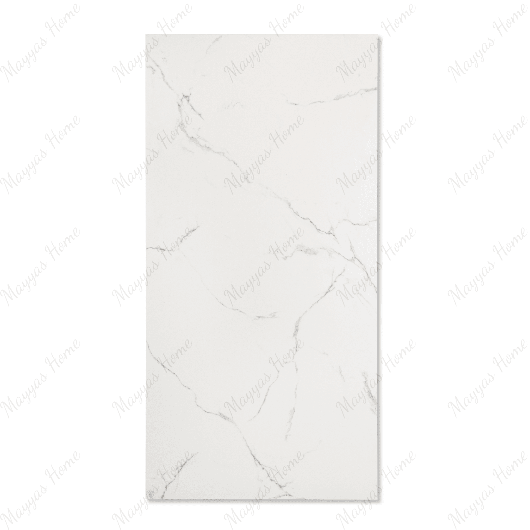 Velora Bianco porcelain tile 60x120cm with 9mm thickness features a luxury marble look, durable porcelain body, ideal for floors and walls.