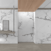 Venetian Bianco 120x240cm glossy porcelain tile with white marble effect. Strong 9mm design, ideal for walls, floors, and luxury interiors.