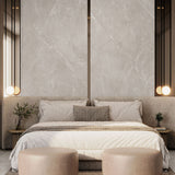 Vitra Grey Lush Crisp Colorbody porcelain slab 120x280cm, 9mm thick, with a refined grey stone look for elegant floors, walls and modern interiors.