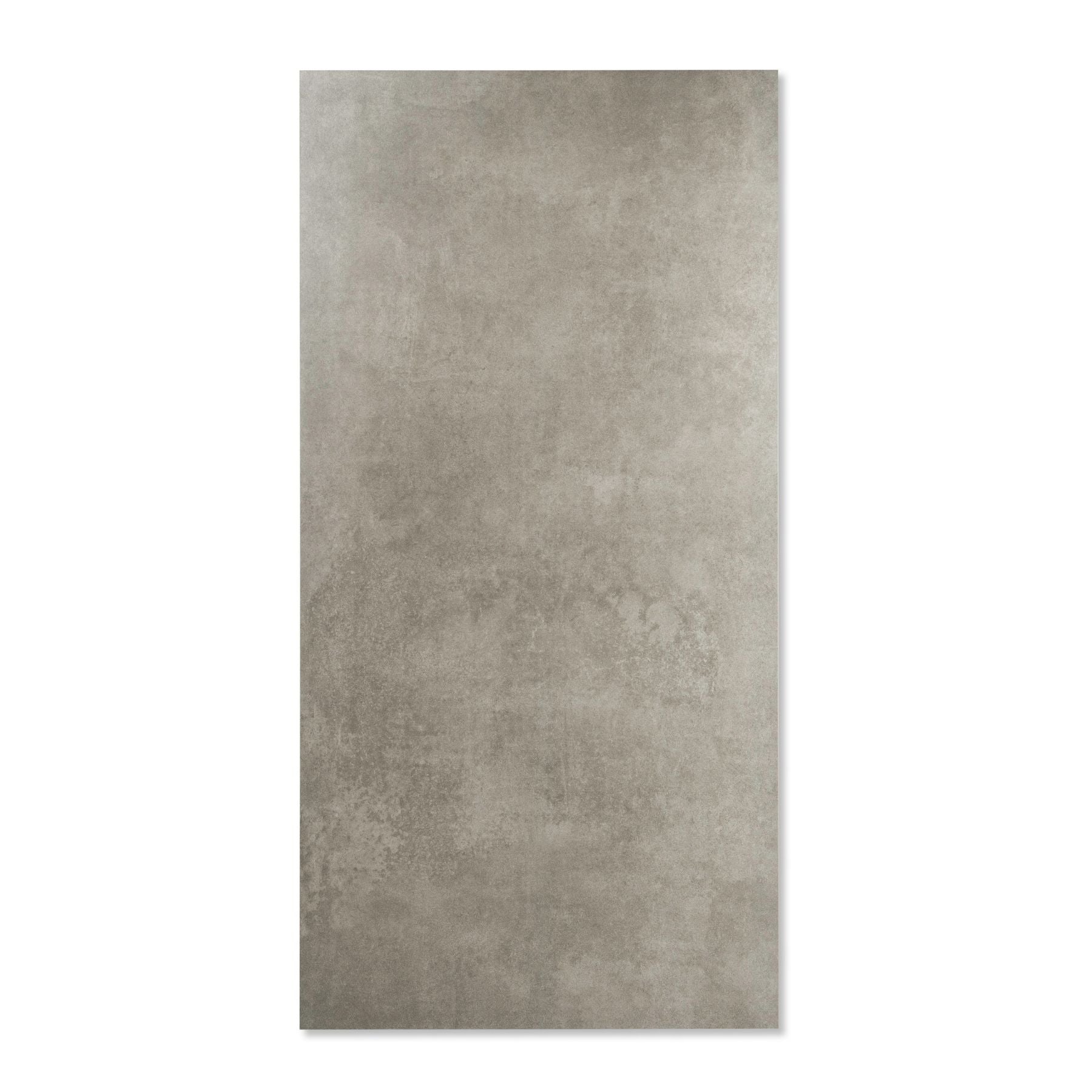 Vivid Ceniza matt porcelain tile 60x120cm with 9mm thickness features ash grey tones, smooth anti glare surface and durable contemporary finish.