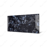Volga Blue 80x160cm high glossy porcelain tile, 09mm thick with deep blue granite-like patterns. Bold, elegant, and durable for luxury interiors.