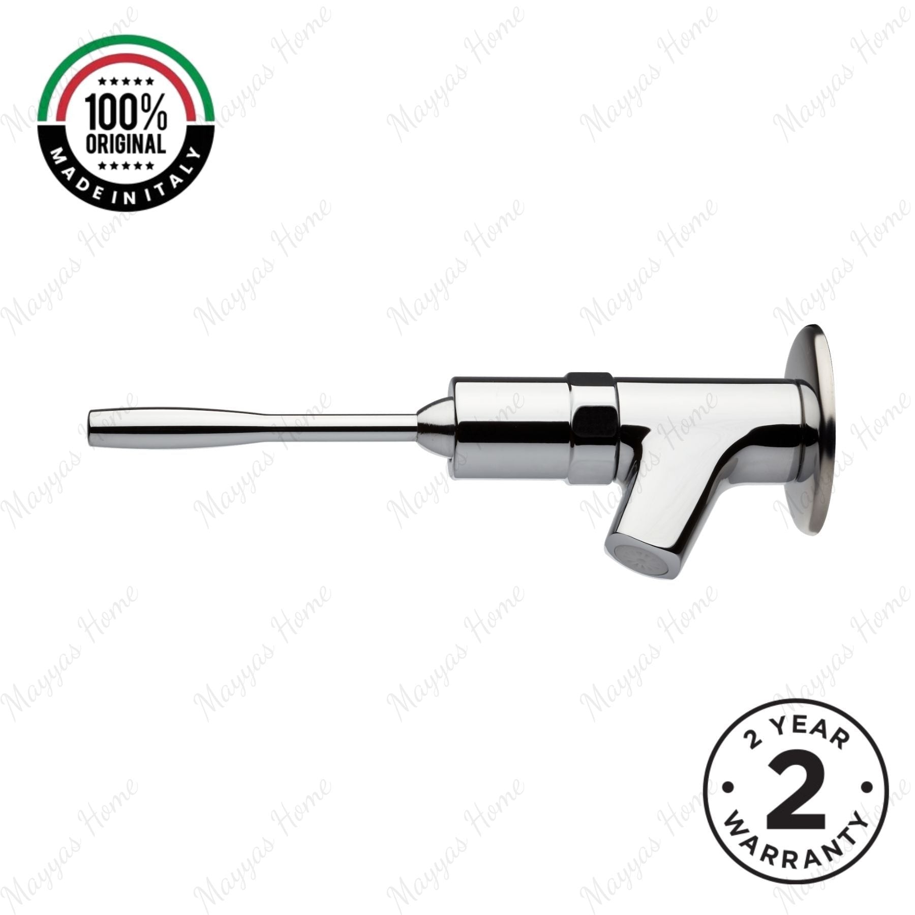Wall-mounted single-water timed sink tap with lever control and automatic shut-off for healthcare, hospitality, educational and commercial washrooms in the UAE.