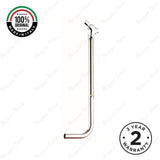 Wall-mounted toilet flush valve with push-button timer control, drain hose and G 1” female threaded spigot connection. Ideal for UAE commercial, hospitality and public washrooms.