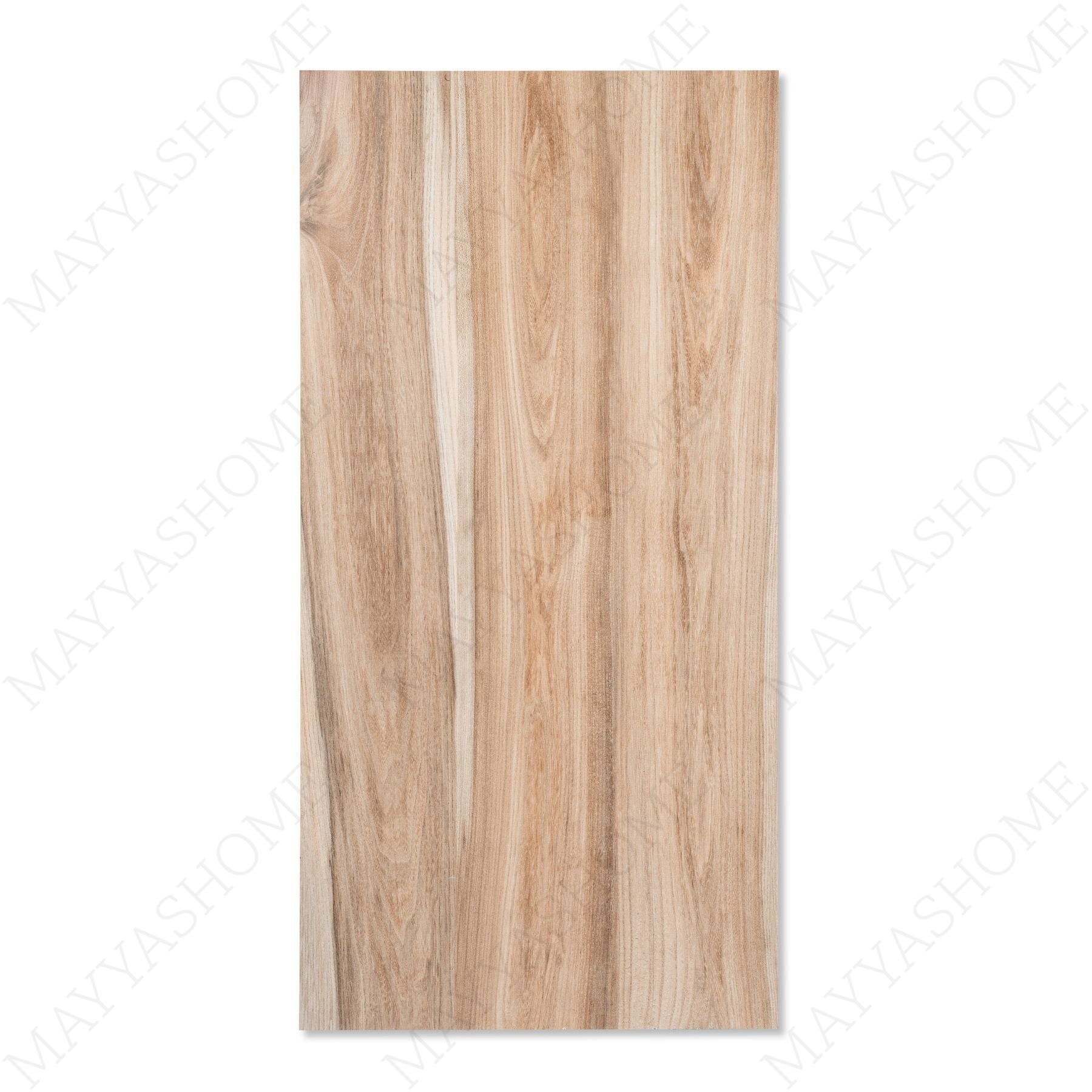 Warm Timber porcelain tile in 60x120cm size featuring rich wood grain texture, warm brown tones and durable 9mm thickness for floors and walls.