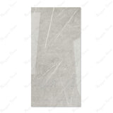 William Grey glossy marble porcelain tile 60x120cm with 9mm thickness features elegant grey tones, subtle veining and polished surface.
