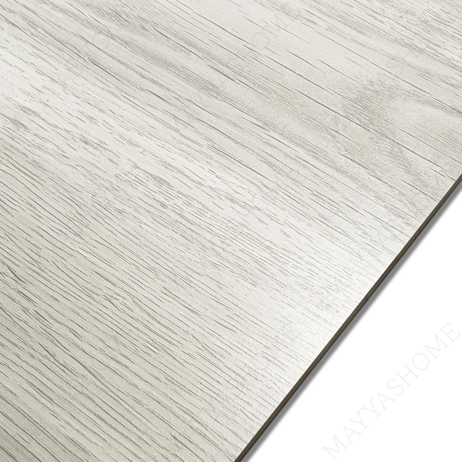 Wood Grey porcelain tile 60×120cm features soft grey wood tones with a realistic grain texture, durable porcelain body ideal for floors and walls.