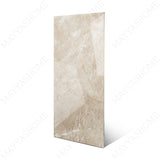 Zenith Sand glossy marble effect porcelain tile 60x120cm with 9mm thickness features warm sand tones and polished luxury finish.