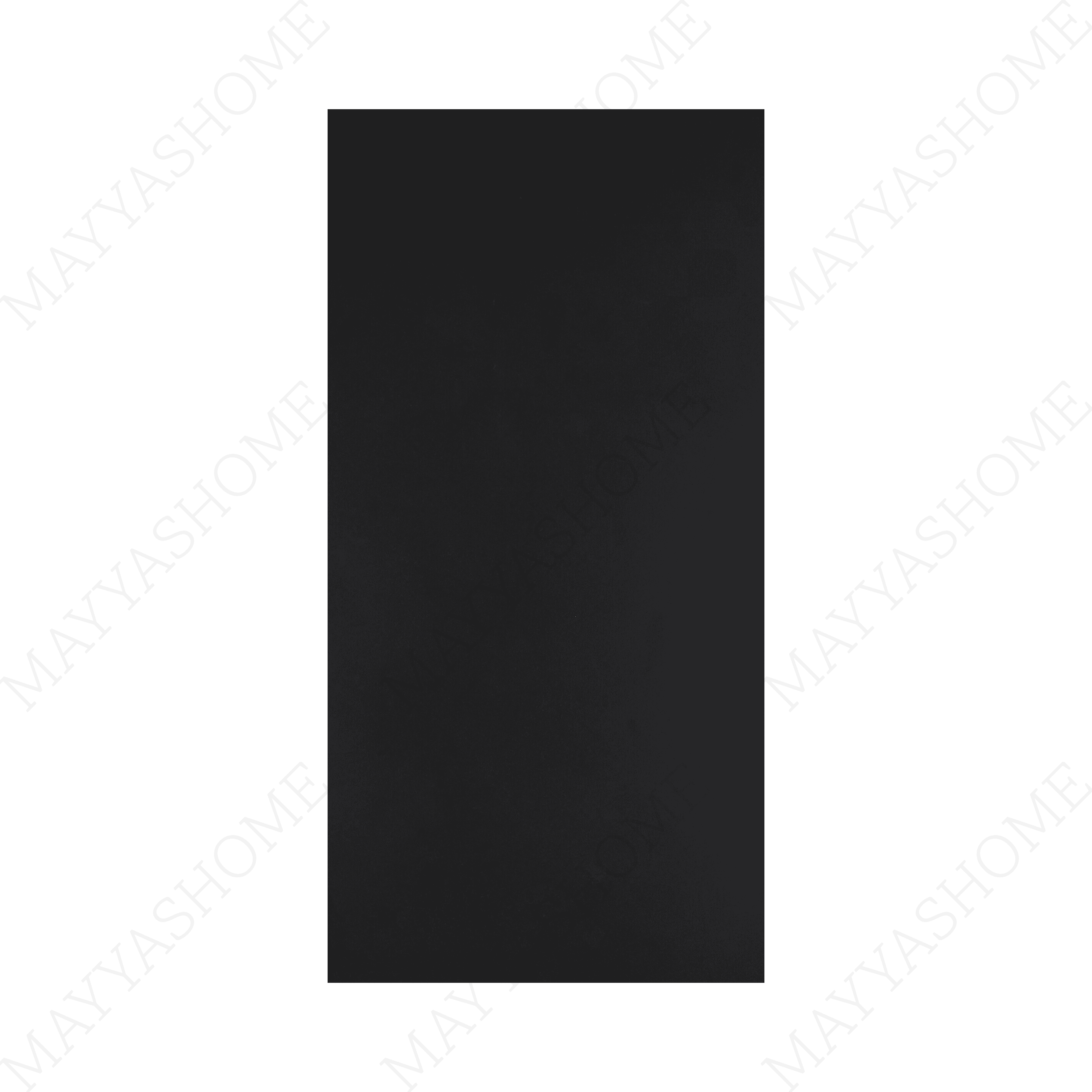 Uni Dark Black 120x240cm matt porcelain tile. Deep black finish with smooth matt surface, 09mm durable porcelain for walls and floors.