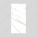 Gronza White 120x240cm 09mm – Book-Match Glossy Tile