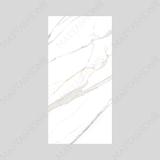 Gronza White 120x240cm 09mm – Book-Match Glossy Tile