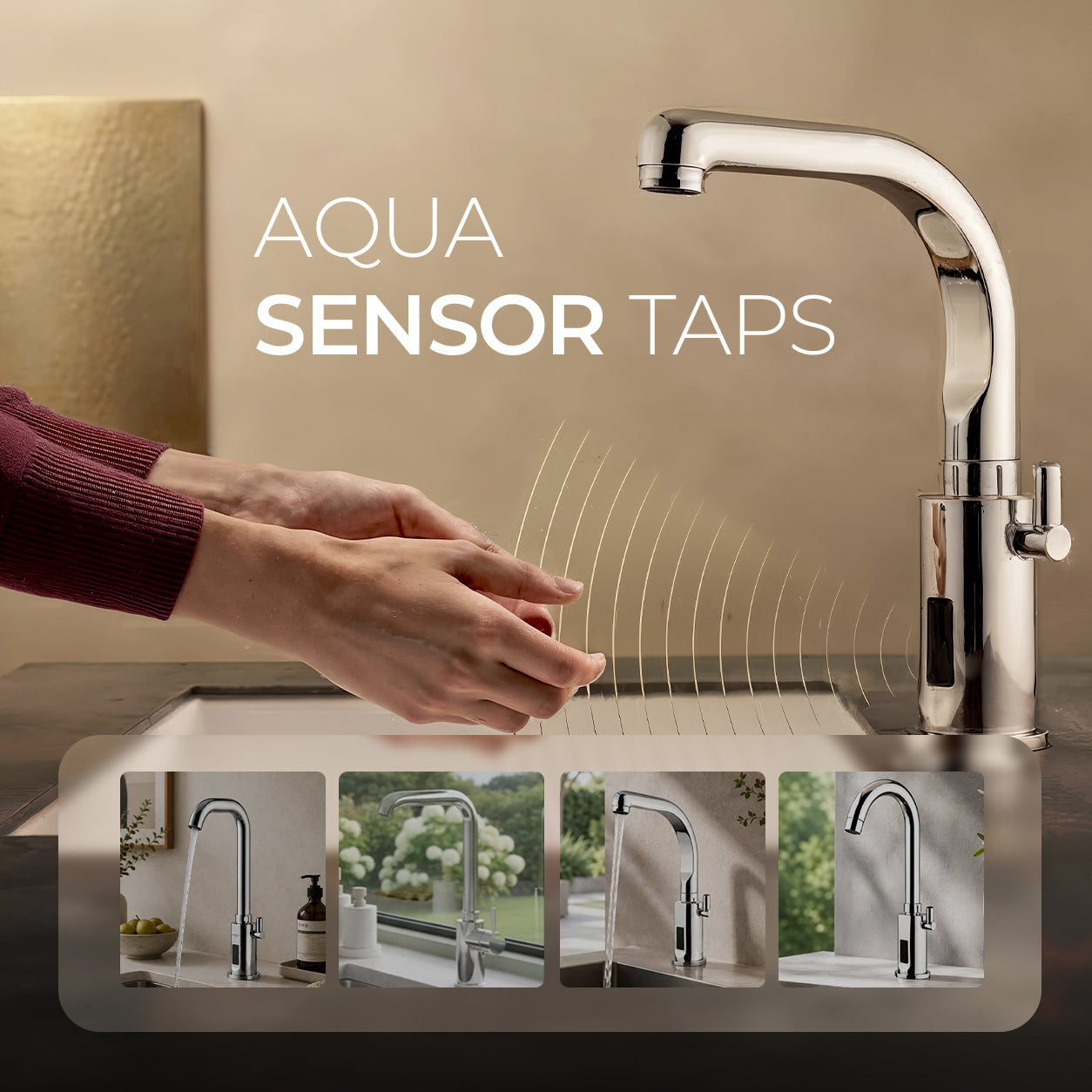 Sensor Kitchen Sink Mixer Taps