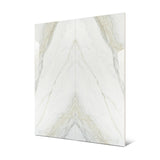 PLACIA BIANCO 120x280cm 09mm – Book-Match Glossy Porcelain Tile