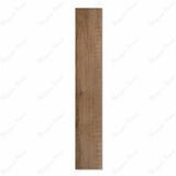 Columbia Marron wood-look porcelain plank tile with natural oak grain texture
