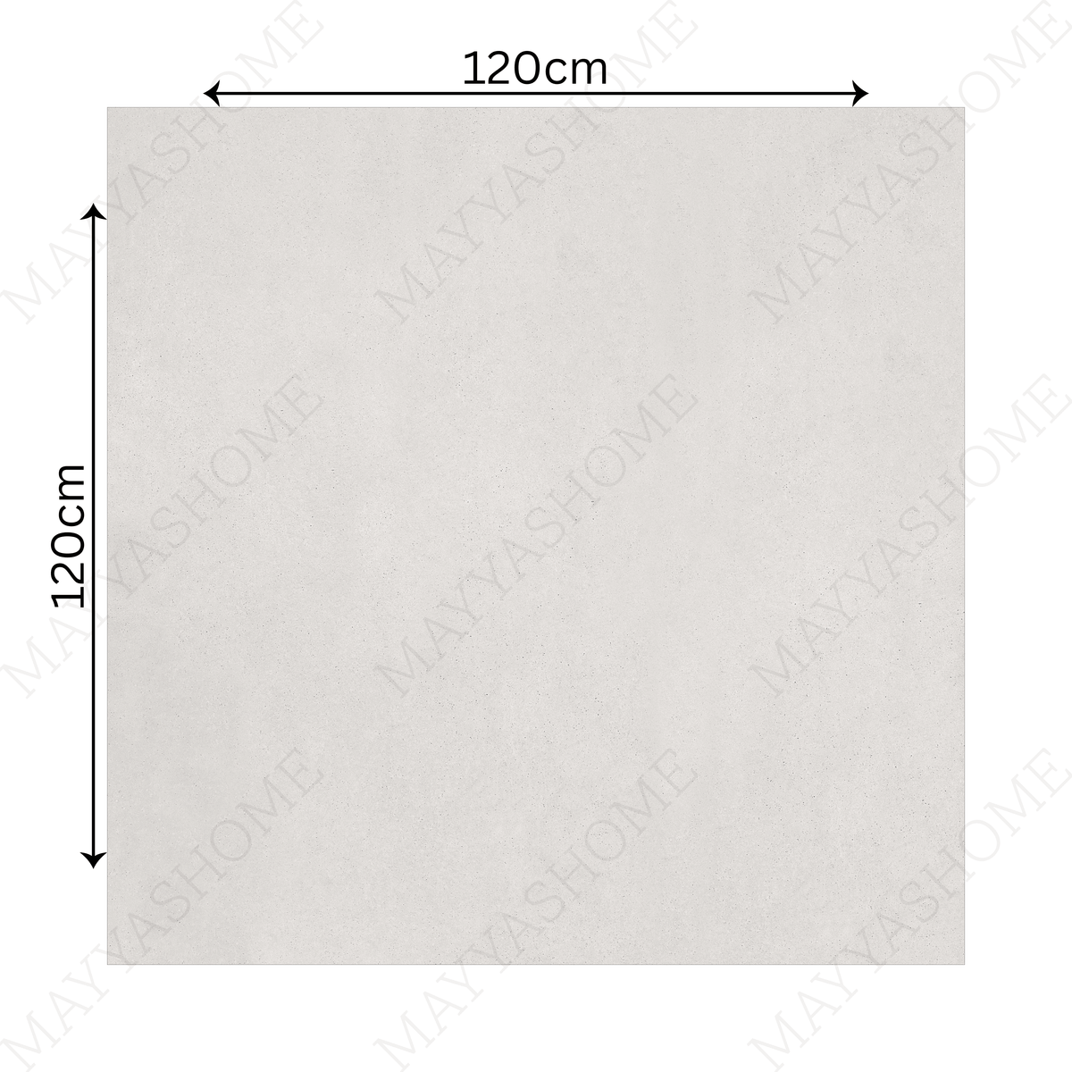 Vera Grey 120x120cm 09mm – Matt