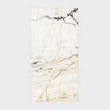 Close-up of Afyon White slab showing natural marble-inspired vein detail