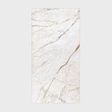 Mont Blanc Crystal marble-look porcelain slab with soft golden veining