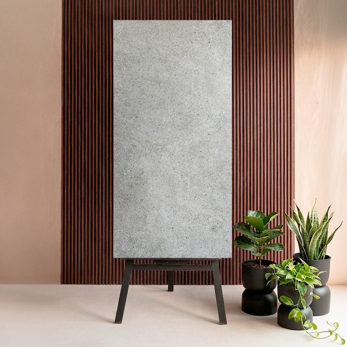 Gritoss Grey Cement Look Premium Porcelain Floor Wall Tile 60x120cm 9mm Thick