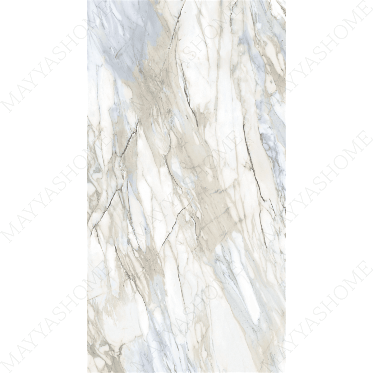 Macchia Vecchia Azzurra 160x320cm 06mm – Book-Match Honed Porcelain Tile