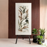 Canyon Dawn Frame Floral Matt Stone Effect Porcelain Floor & Wall Tile 60x120cm 9mm