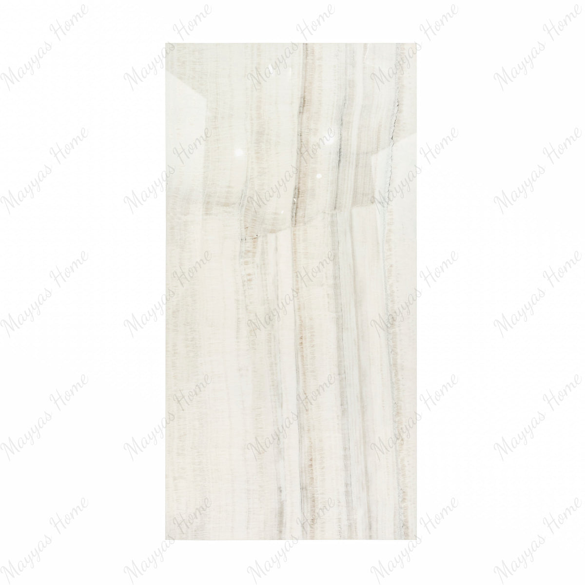  Katni Beige 120x240cm glossy tile with warm beige tones and seamless finish. Perfect for timeless interiors with a polished, natural look.