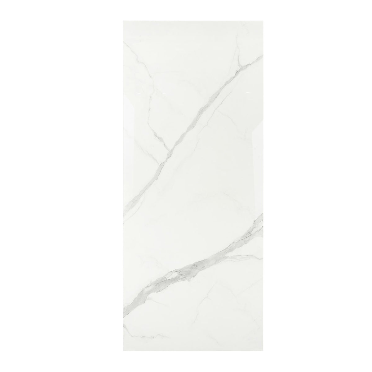 REGATO WHITE 120x278cm 09mm – End-Match Glossy Porcelain Tile