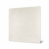 Oslo Pearl 120x120cm matte porcelain tile flat view showing soft ivory stone surface with delicate natural veining