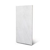 White Travertine matt porcelain tile 60x120cm x 2mm with elegant stone texture, durable large format surface ideal for modern floors, walls and premium interiors.