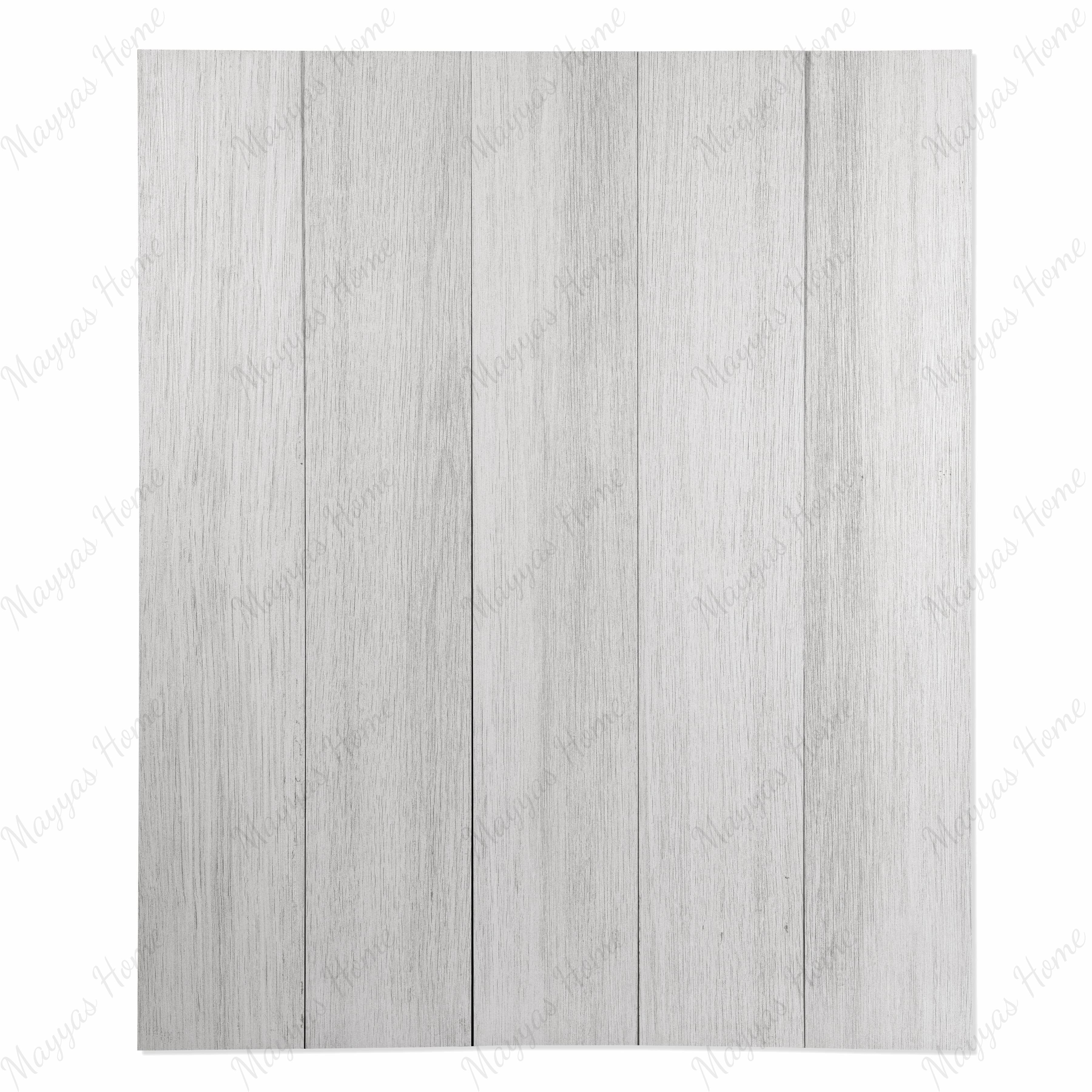 CIAZ WHITE 20x120cm porcelain tile features a matte white wood look, 09MM thick—perfect for clean, modern spaces needing brightness and durability.
