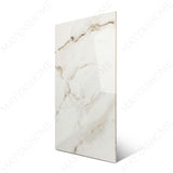 Pearl Vein Polished Marble Effect Glossy Porcelain Floor & Wall Tile 60x120cm 9mm