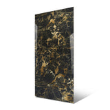 Black Gold 160x320cm 06mm – Book-Match Glossy Porcelain Tile