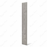 Mosaici Natural wood-look porcelain plank tiles arranged in multi-plank layout showing rustic grey pine wood grain pattern