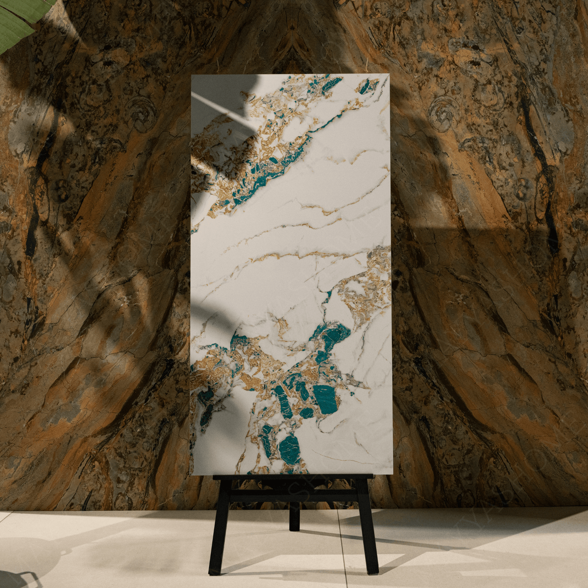 Porto Aqua Luxury Marble Look Porcelain Tile 60x120cm – 9mm Thickness