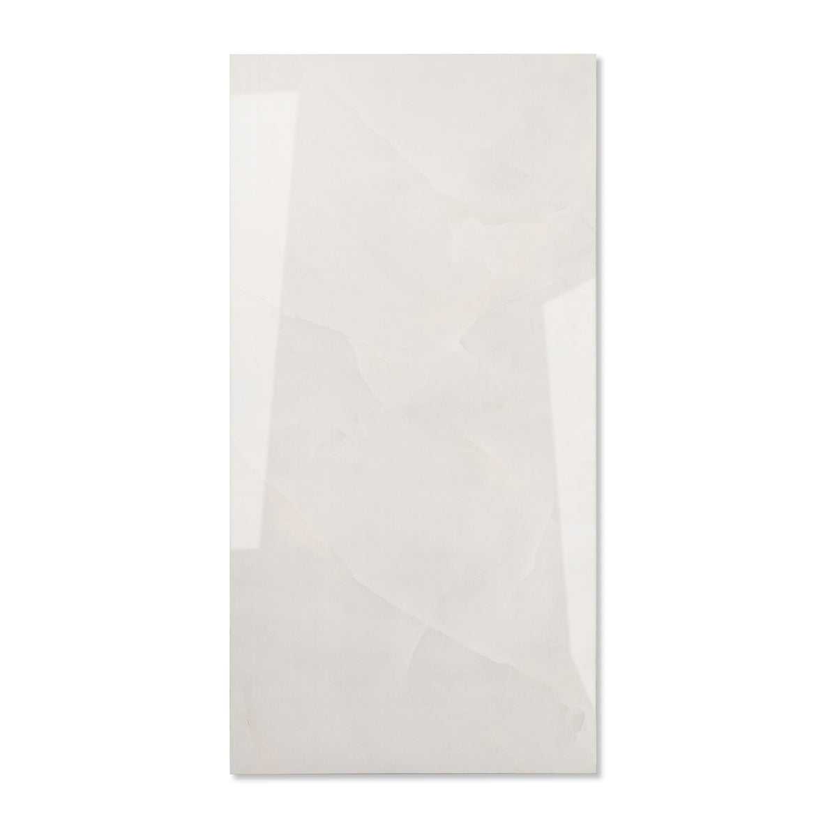 AGATE BIANCO Porcelain Tile – 60x120cm, 9MM Thickness, Glossy Marble Look Finish