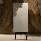 Agata Bianco porcelain tile 60x120cm 9mm thickness, white agate marble look design, durable porcelain tile for luxury floors and walls.