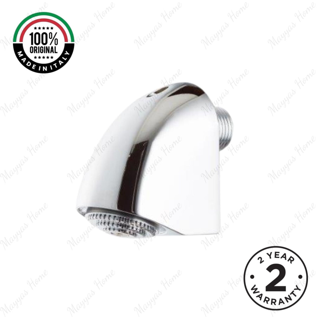 Anti-hanging shower head with adjustable jet, wall-mounted design, G1/2 male connection and flow limiter options. Ideal for secure and commercial facilities in UAE.