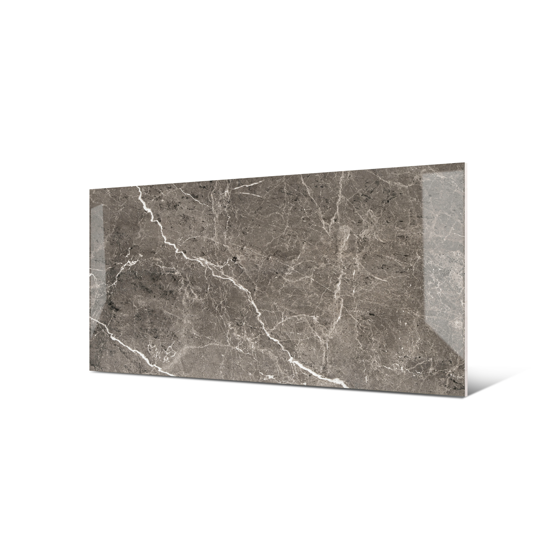 Antica Moca tiles (80x160cm, 9mm) feature a high-polish finish with a rich, mocha-inspired design. Suitable for both floors and walls, these tiles add warmth and sophistication to any indoor space.